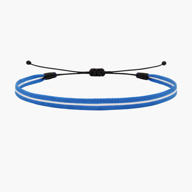 Handmade Purnama Bracelet 76 (Light Blue/White) - Kompsós