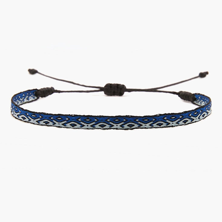 Handmade Purnama Bracelet 77 (Blue) - Kompsós