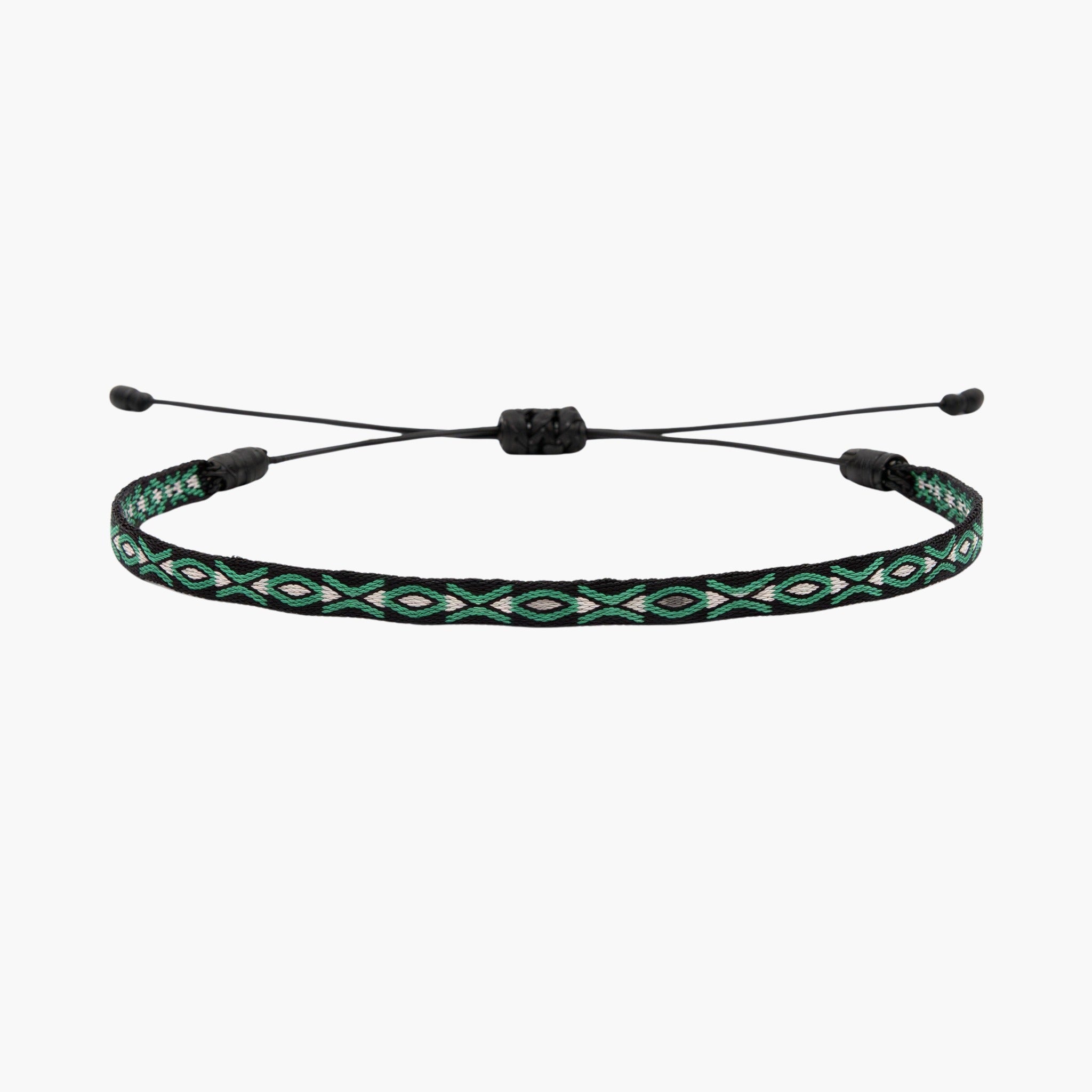 Handmade Purnama Bracelet (Black/Turquoise)