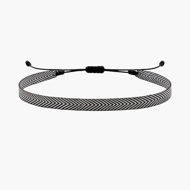Handmade Purnama Bracelet (Black/White) - Kompsós