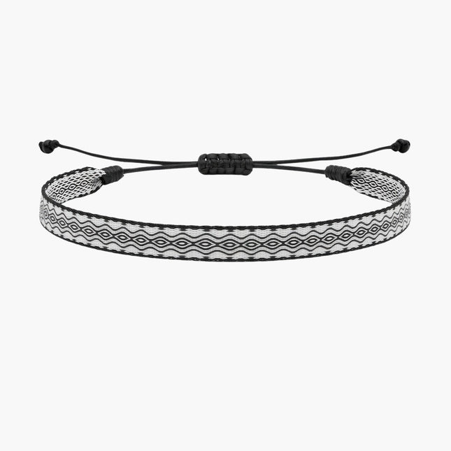 Handmade Purnama Bracelet (Black/White) - Kompsós