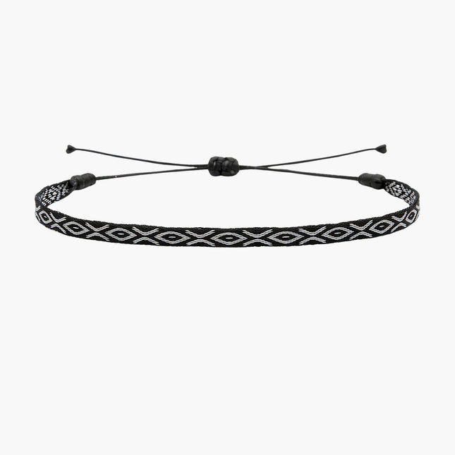 Handmade Purnama Bracelet (Black/White) - Kompsós