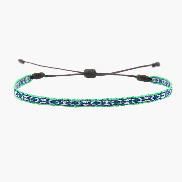 Handmade Purnama Bracelet (Blue/Green) - Kompsós