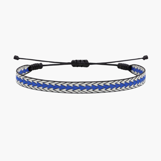 Handmade Purnama Bracelet (Blue/White) - Kompsós