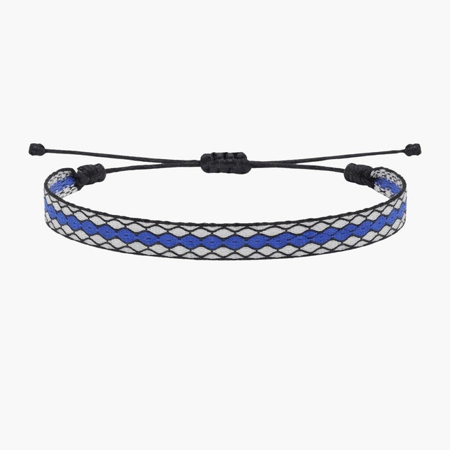 Handmade Purnama Bracelet (Blue/White) - Kompsós