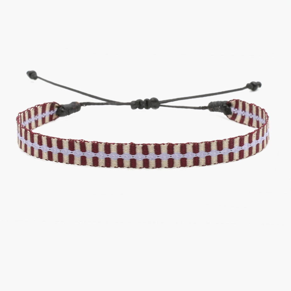 Handmade Purnama Bracelet (Brown/Light Blue) - Kompsós