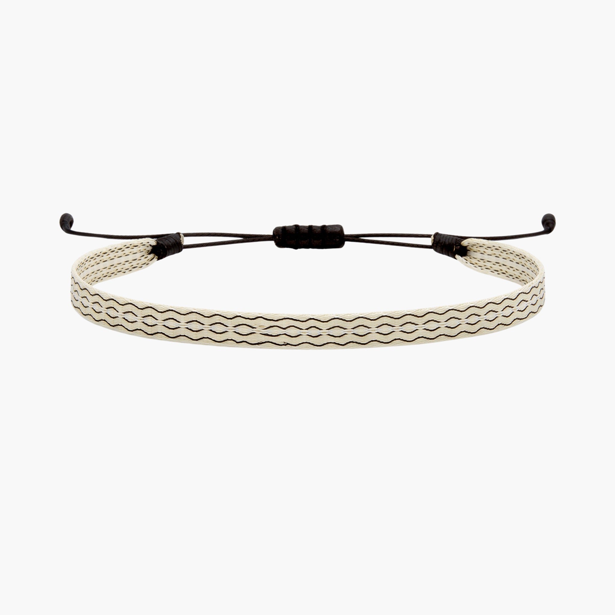 Handmade Purnama Bracelet (Cream/Light Green) - Kompsós