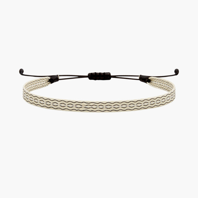 Handmade Purnama Bracelet (Cream/Light Green) - Kompsós