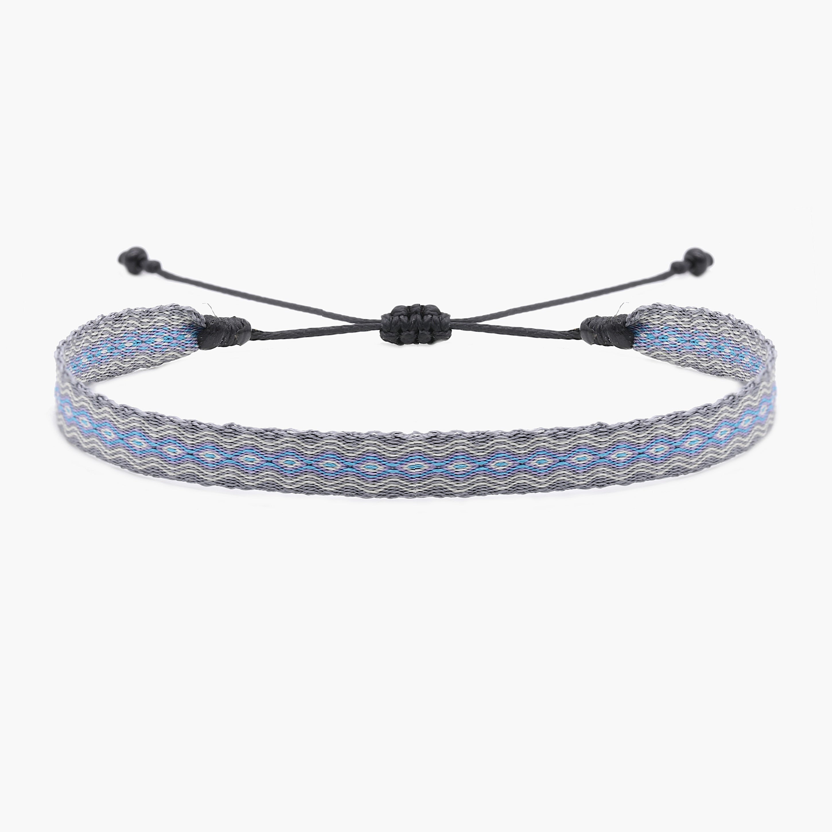 Handmade Purnama Bracelet (Grey/Blue)