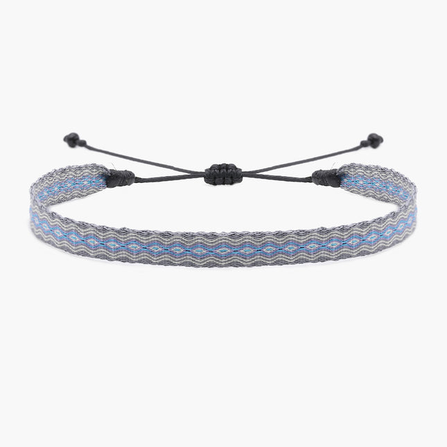 Handmade Purnama Bracelet (Grey/Blue)