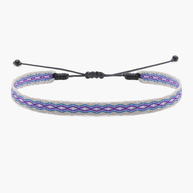 Handmade Purnama Bracelet (Grey/Blue) - Kompsós