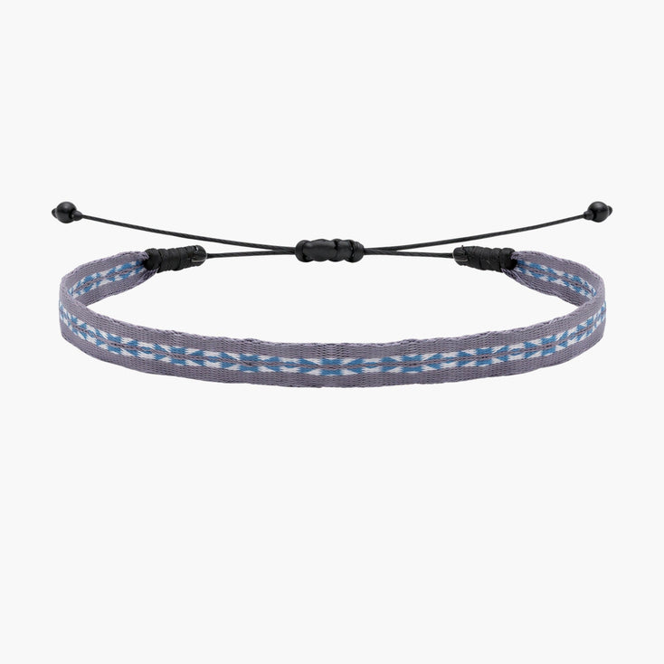 Handmade Purnama Bracelet (Grey/Blue) - Kompsós