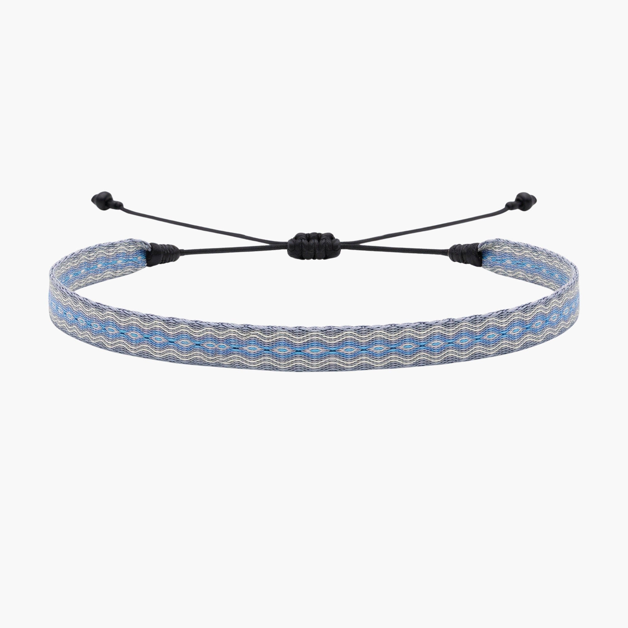 Handmade Purnama Bracelet (Grey/Blue) - Kompsós