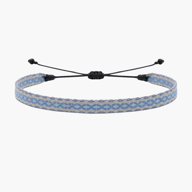 Handmade Purnama Bracelet (Grey/Blue) - Kompsós