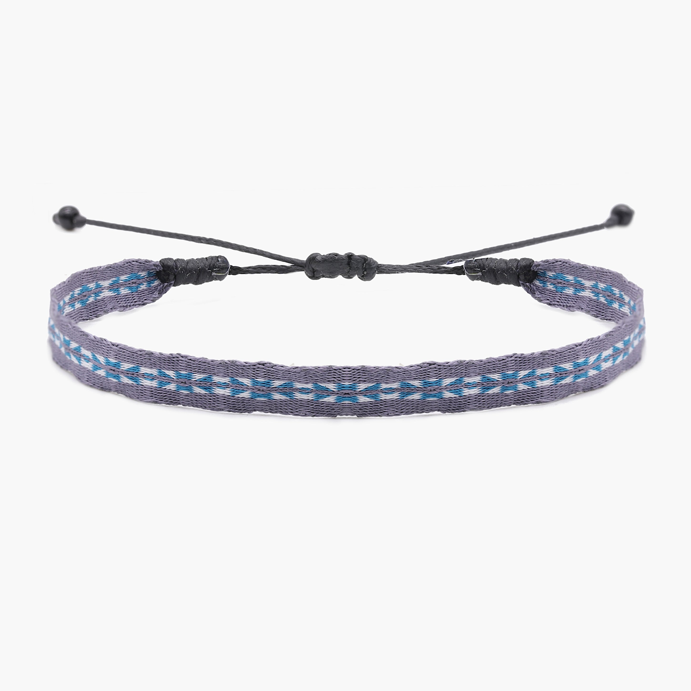 Handmade Purnama Bracelet (Grey/Blue)