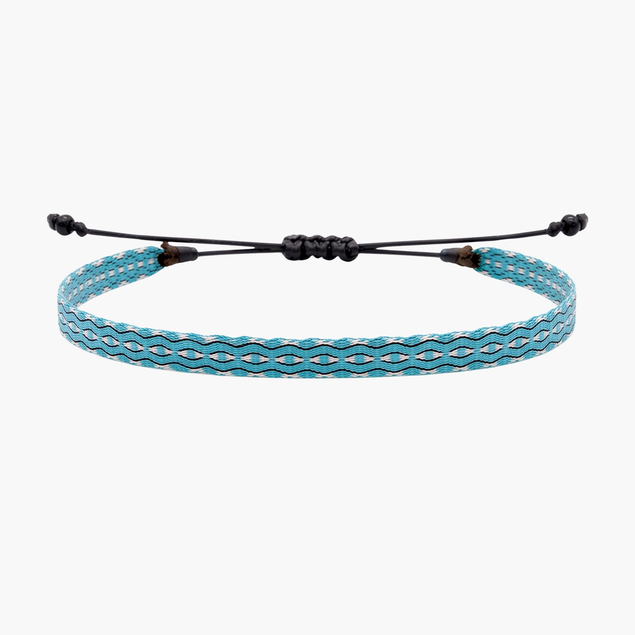 Handmade Purnama Bracelet (Light Blue/White) - Kompsós