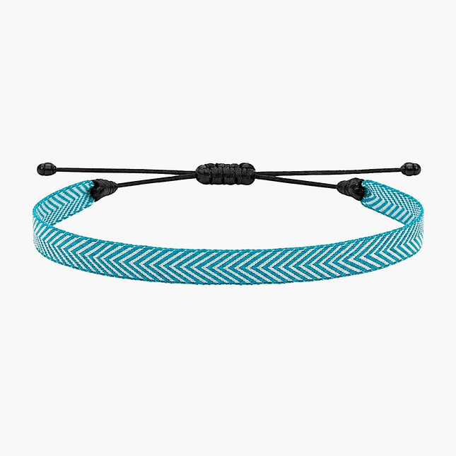 Handmade Purnama Bracelet (Light Blue/White} - Kompsós