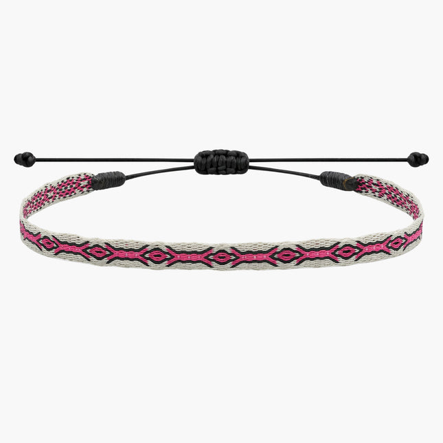 Handmade Purnama Bracelet (Light Pink/Off White)