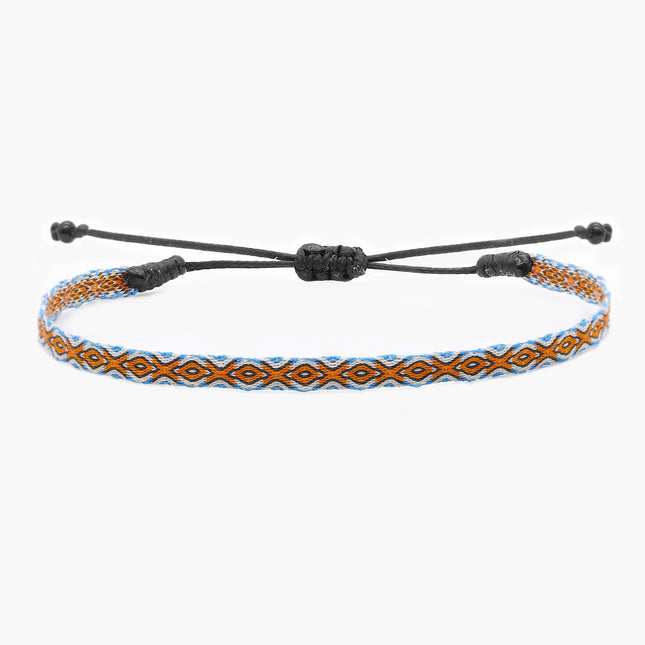 Handmade Purnama Bracelet (Orange/Blue)