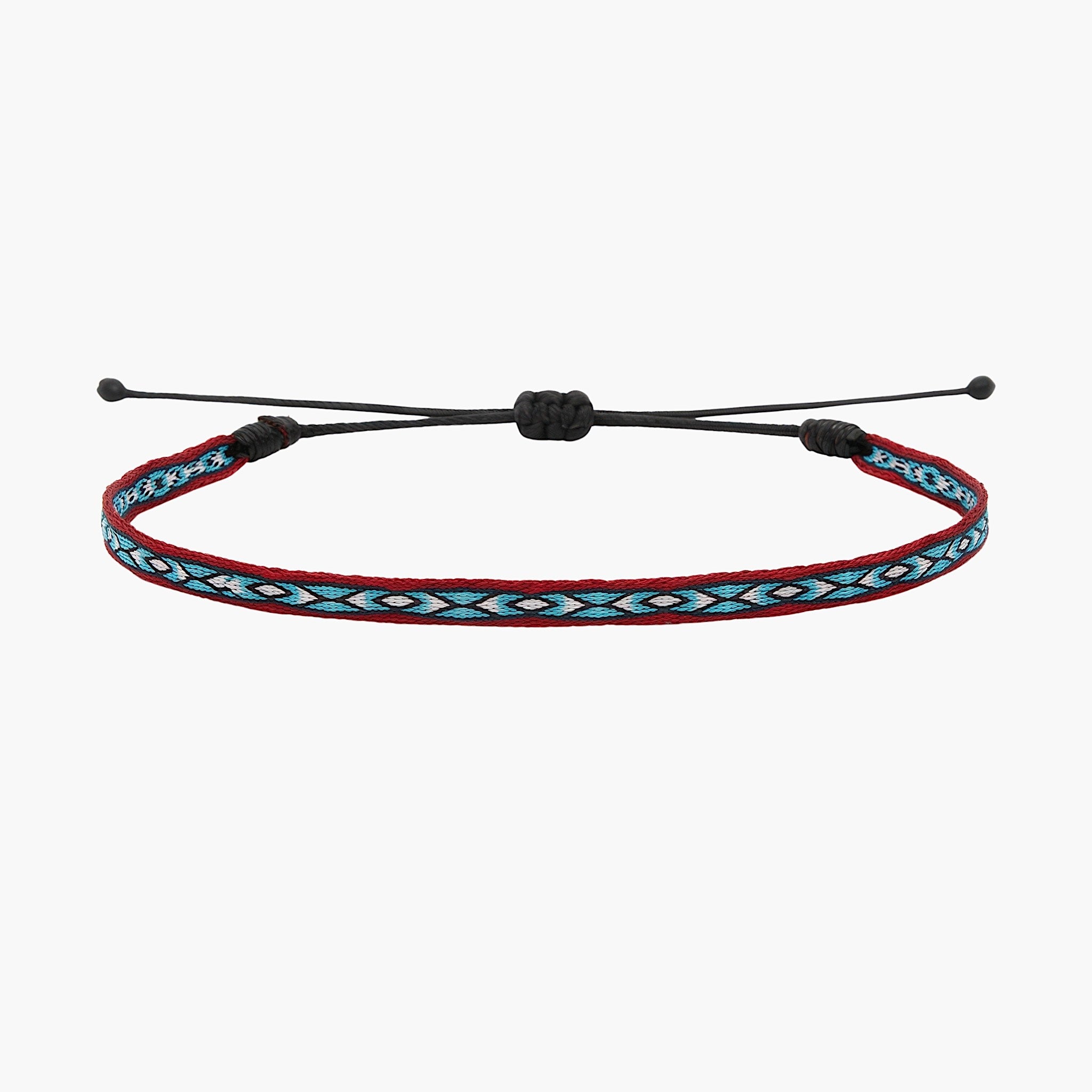 Handmade Purnama Bracelet (Red/Blue)