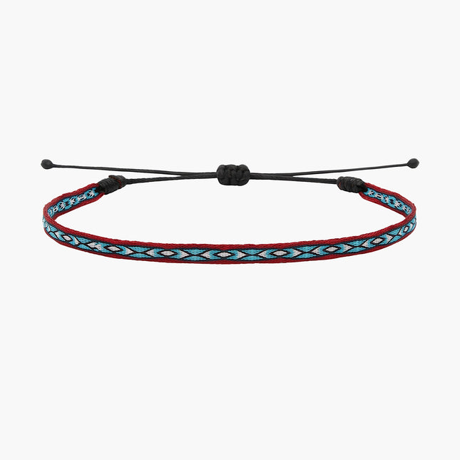Handmade Purnama Bracelet (Red/Blue)