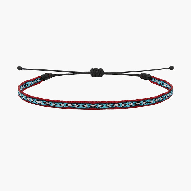 Handmade Purnama Bracelet (Red/Blue)