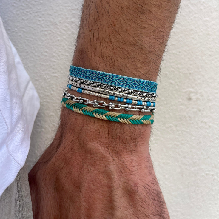 Handmade Purnama Bracelet (Shade of Blue) - Kompsós