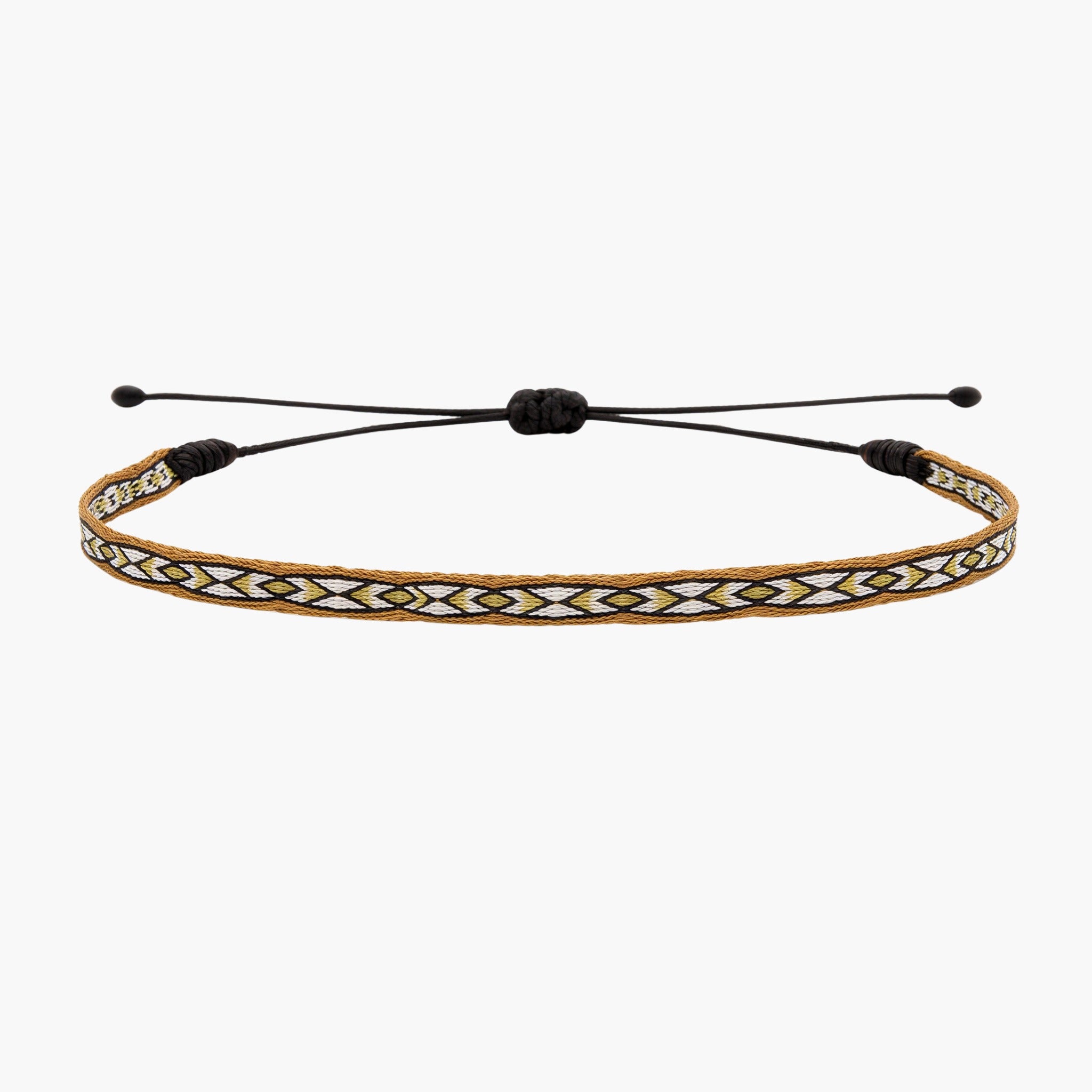 Handmade Purnama Bracelet (White/Gold)