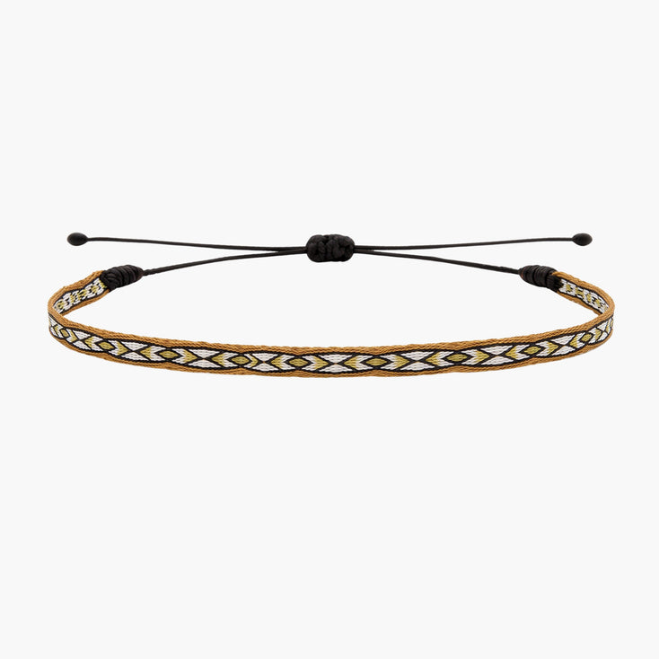 Handmade Purnama Bracelet (White/Gold)