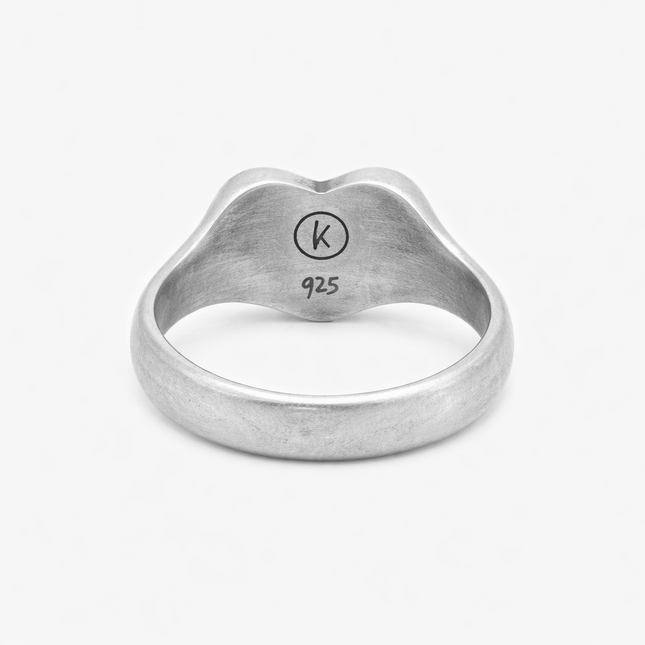 Heartbreak Red Carnelian Sterling Silver Ring-Ring-Kompsós