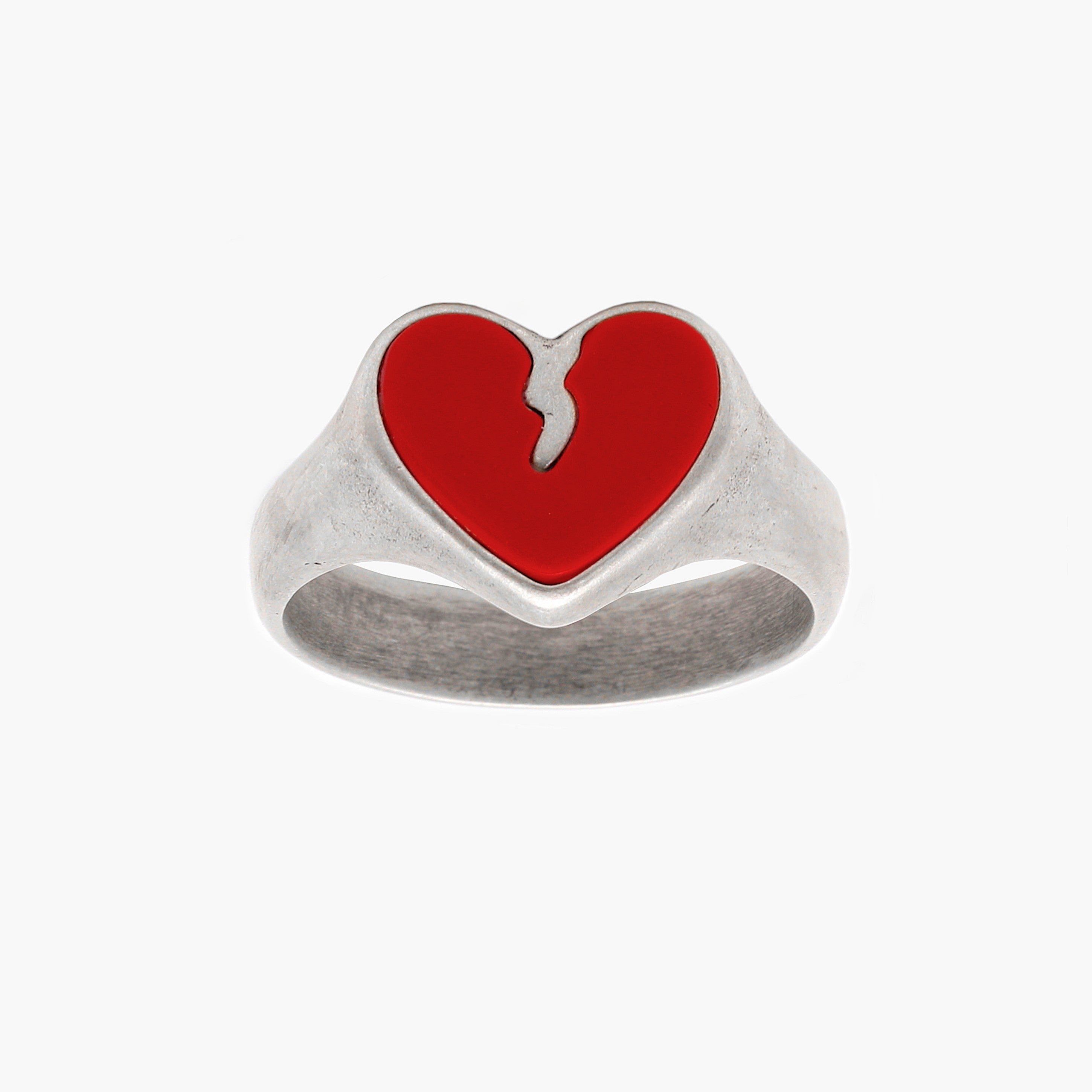 Heartbreak Red Carnelian Sterling Silver Ring-Ring-Kompsós