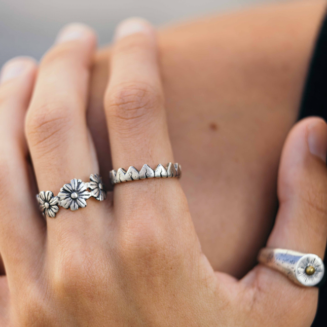 Heartbreak Sterling Silver Ring-Ring-Kompsós