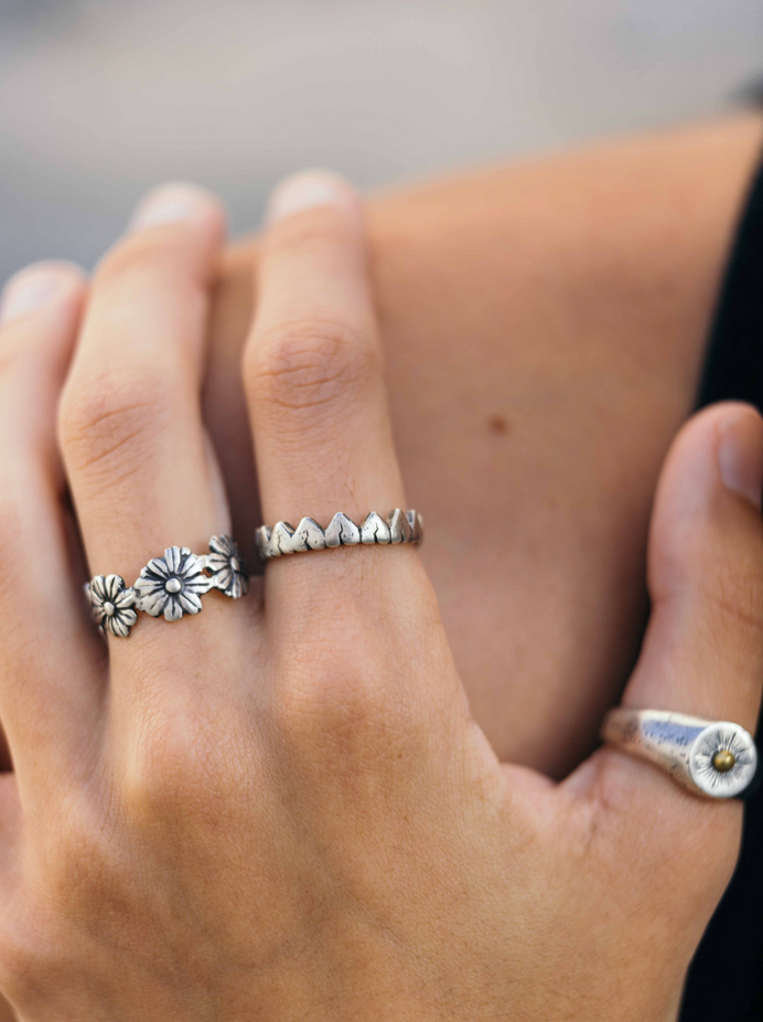 Heartbreak Sterling Silver Ring-Ring-Kompsós