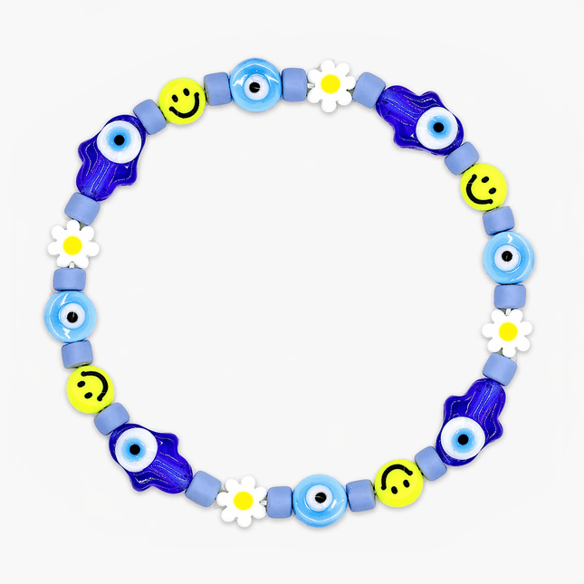 Holidays Bracelet With Assorted Glass Beads-Bracelet-Kompsós