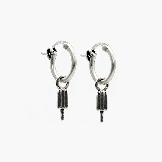 Ice Cream Sterling Silver Earring-Earring-Kompsós