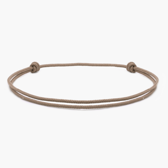 Nylon String Bracelet (Brown)-Kompsós