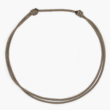Nylon String Bracelet (Brown)-Kompsós