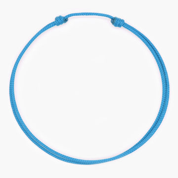 Nylon String Bracelet (Light Blue)-Kompsós