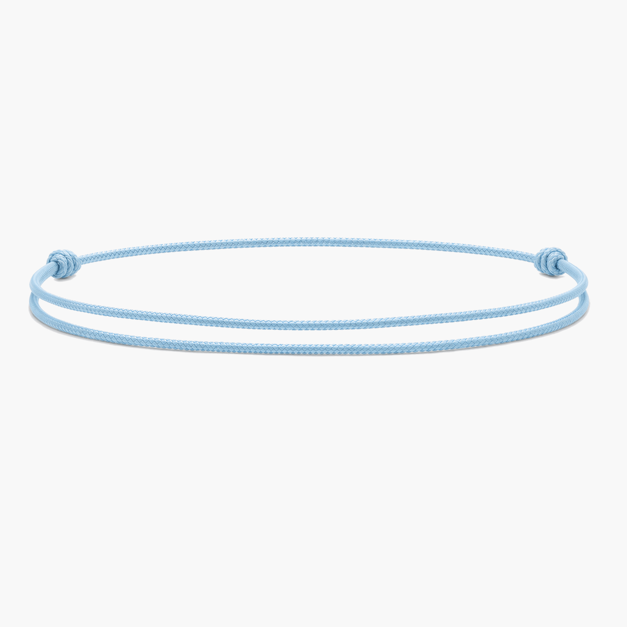 Nylon String Bracelet (Light Blue)-Bracelet-Kompsós