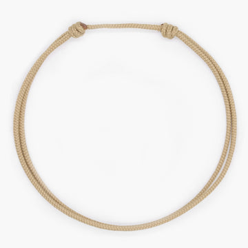 Nylon String Bracelet (Light Brown)-Kompsós