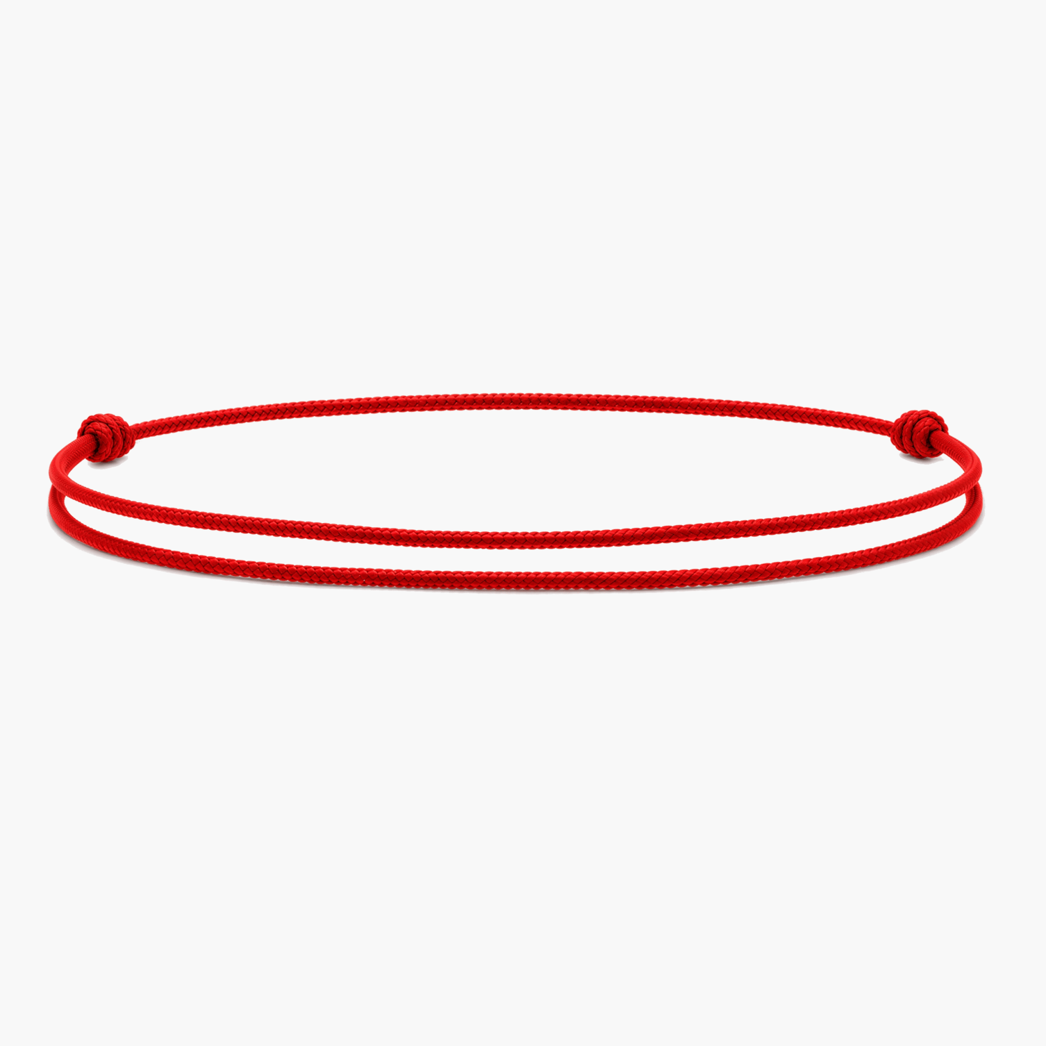 Nylon String Bracelet (Red)-Bracelet-Kompsós