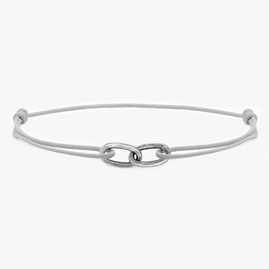 Nylon Thread With Silver Double Hoop 