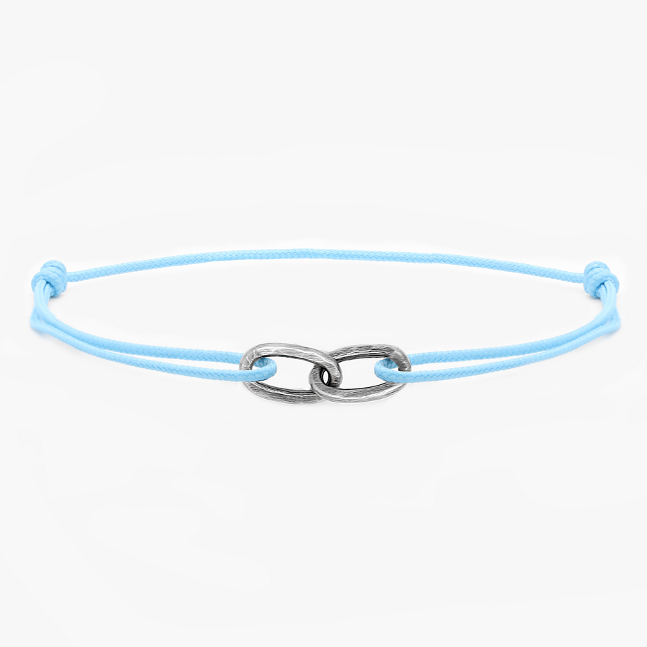 Nylon Thread With Silver Double Hoop 