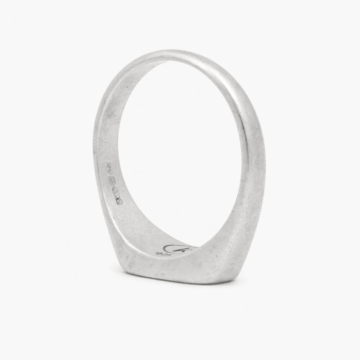 Octagon Signet Ring With Malachite Stone-Ring-Kompsós