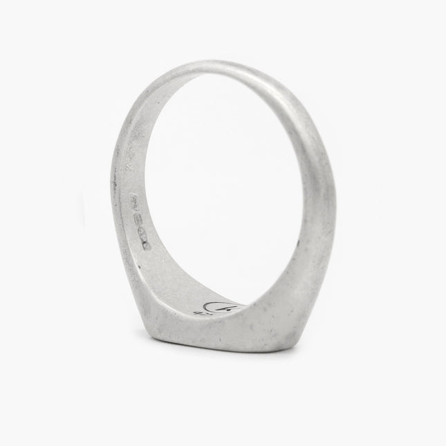 Octagon Signet Ring With Tiger Eye Stone-Ring-Kompsós