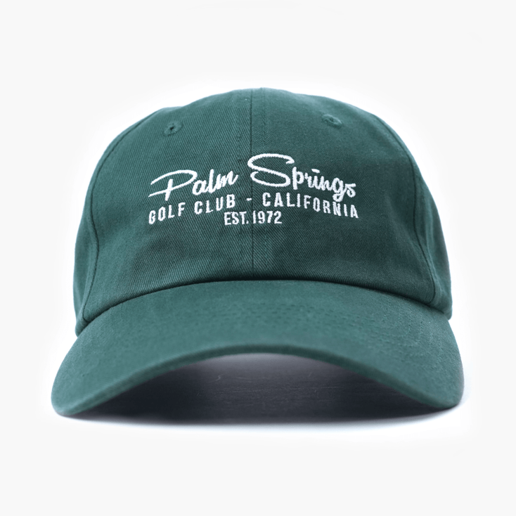 Palm Springs Golf Club Souvenir Daddy Cap (Bottle Green)-Cap-Kompsós