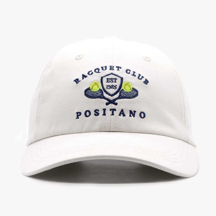 Positano Racquet Club Souvenir Daddy Cap (Off-White)-Cap-Kompsós