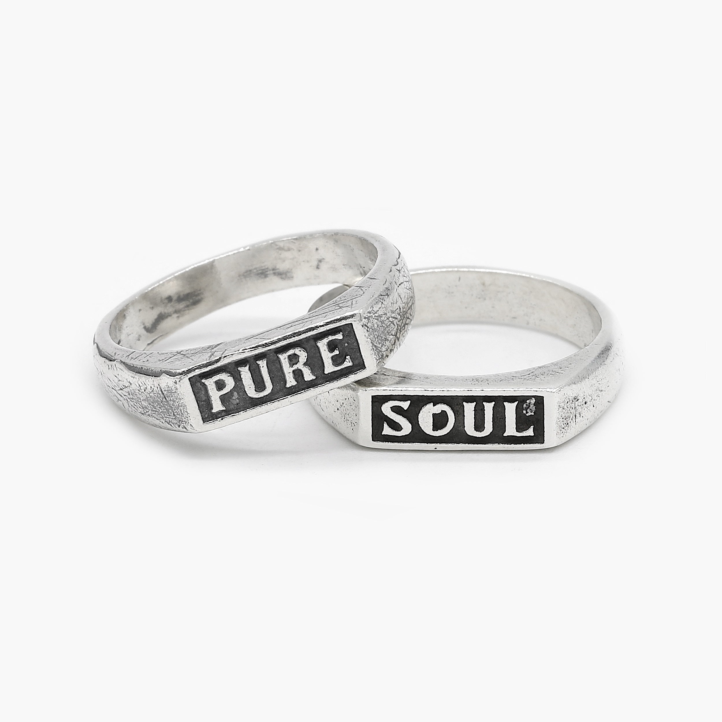 Pure Soul Double Sterling Silver Ring-Ring-Kompsós