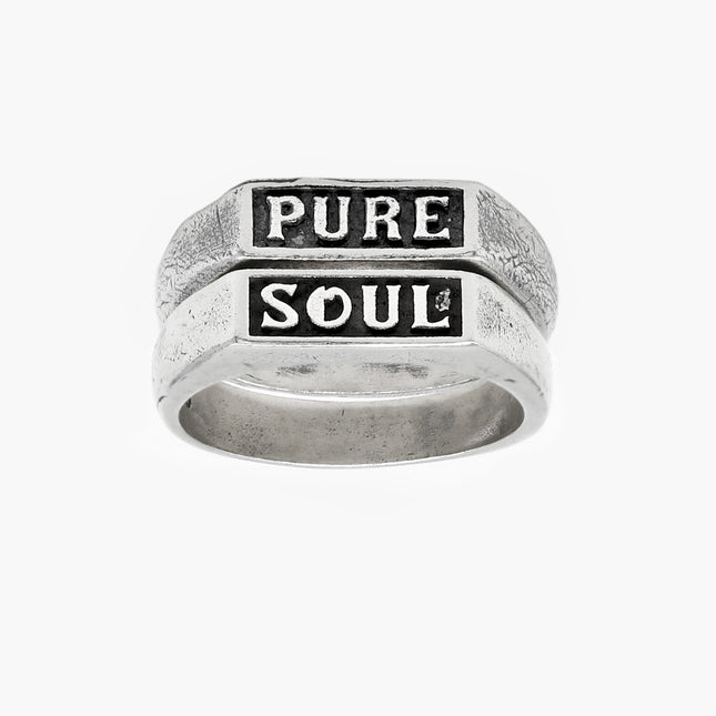 Pure Soul Double Sterling Silver Ring-Ring-Kompsós