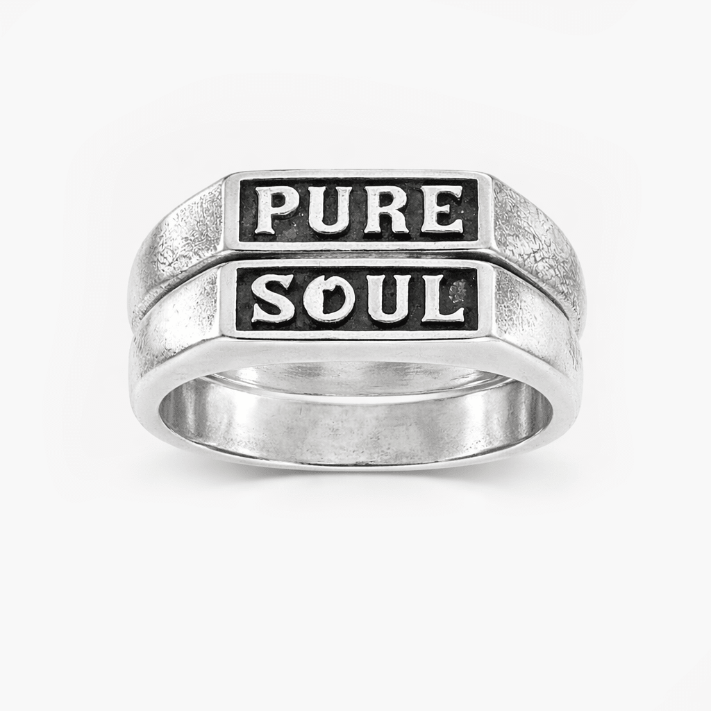 Pure Soul Double Sterling Silver Ring-Ring-Kompsós